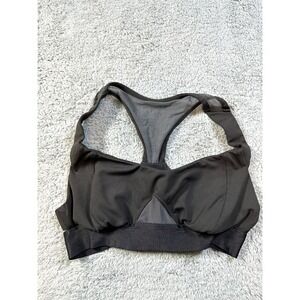 Hylete Lumis Black Mesh Sports Bra womens S racerback light athletic‎